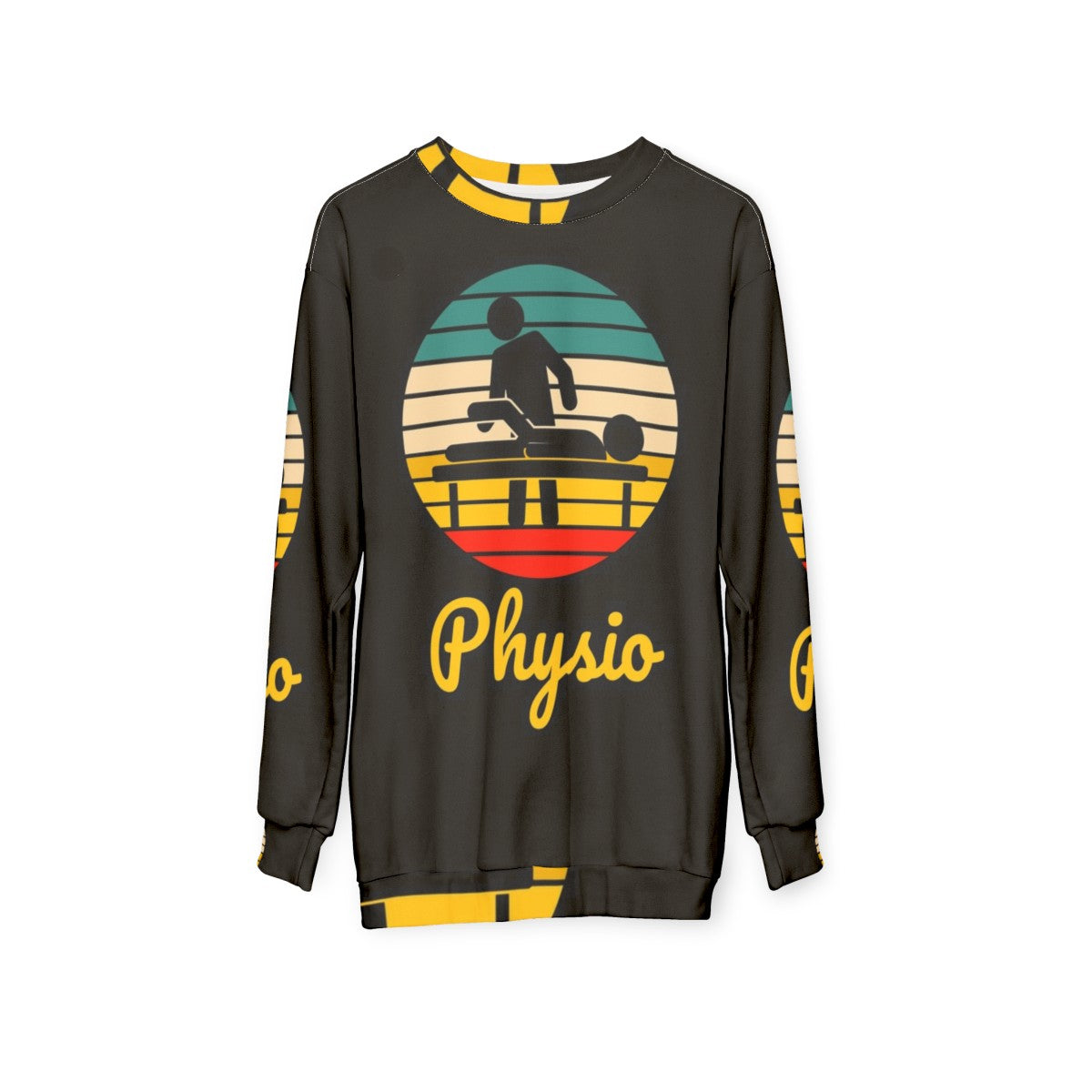 Retro Physio Physiotherapist Sweatshirt - hanging