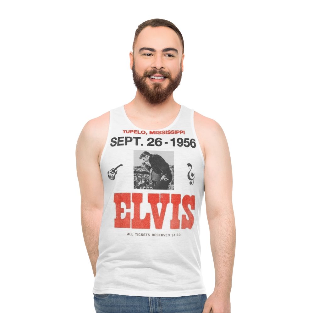 Vintage Mississippi Elvis Presley Unisex Concert Tank Top - men