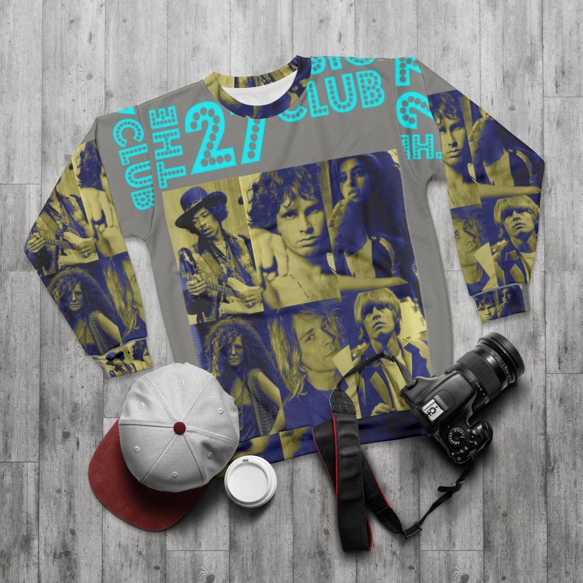 27 Music Club Graphic Sweatshirt - flat lay