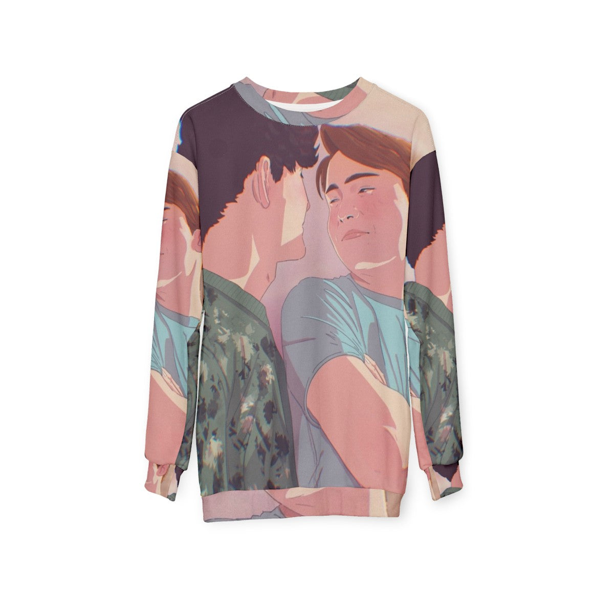 Heartstopper Charlie and Nick Graphic Sweatshirt - hanging