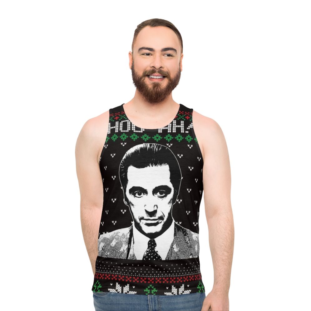 Unisex Ugly Christmas Sweater Tank Top - men