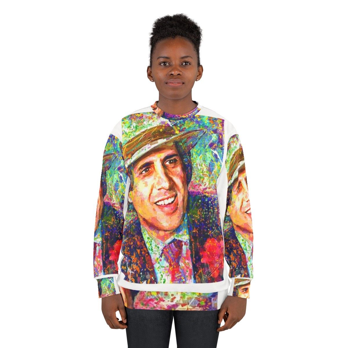 Adriano Celentano Impressionist Dream Sweatshirt - women