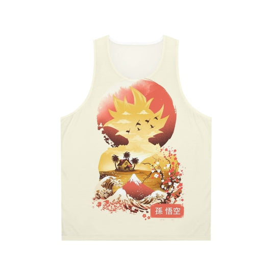 Ukiyo E Super Saiyan Unisex Anime Tank Top