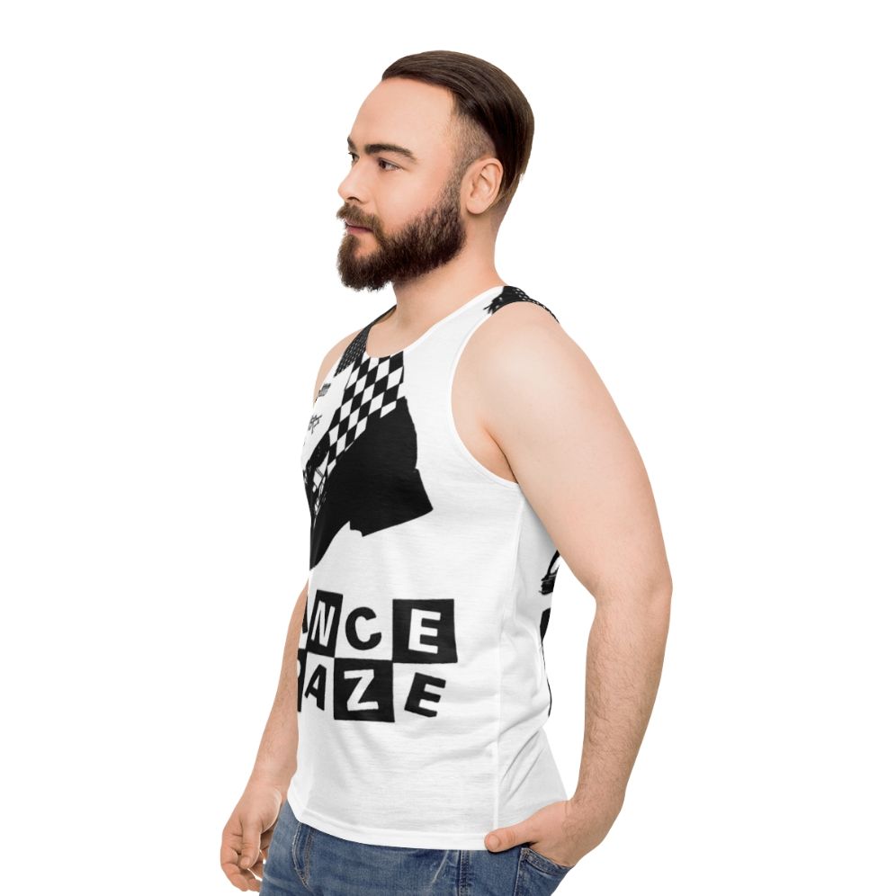 Unisex Ska Dance Craze Tank Top - men side