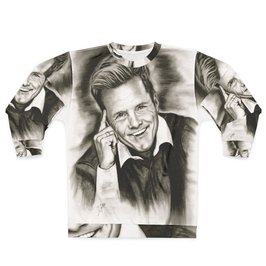 Dieter Bohlen Black and White Charcoal Sweatshirt