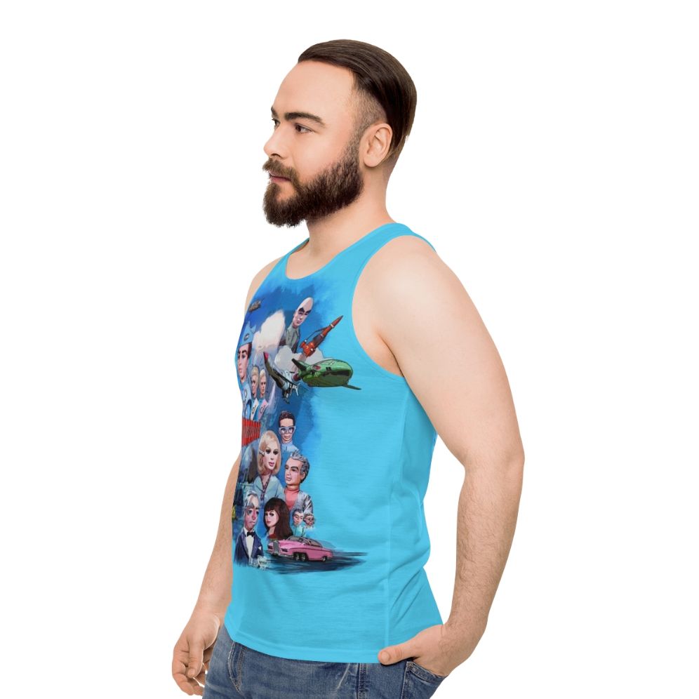 Thunderbirds Unisex Tank Top - men side