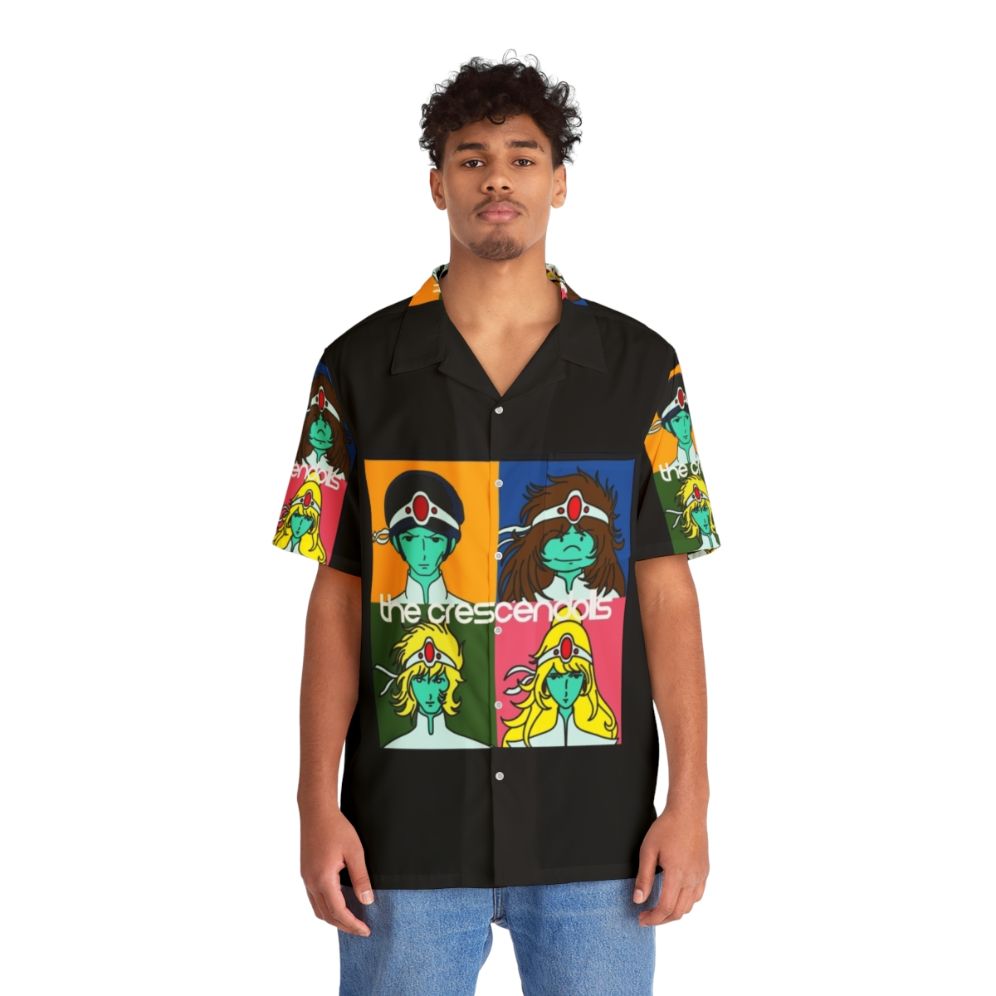 Crescendolls Alien Version Hawaiian Shirt - Daft Punk Inspired Anime Design - People Front