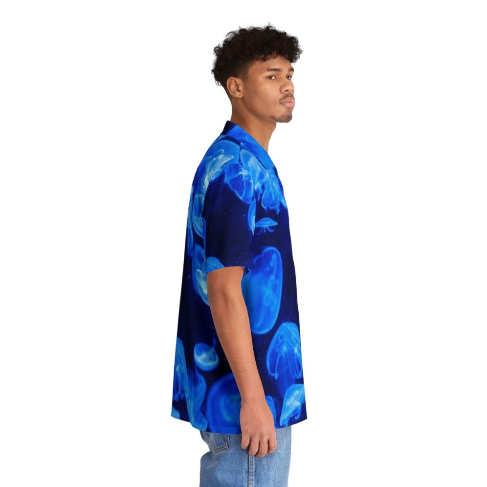 Blue Jellyfish Hawaiian Shirt - People Pight