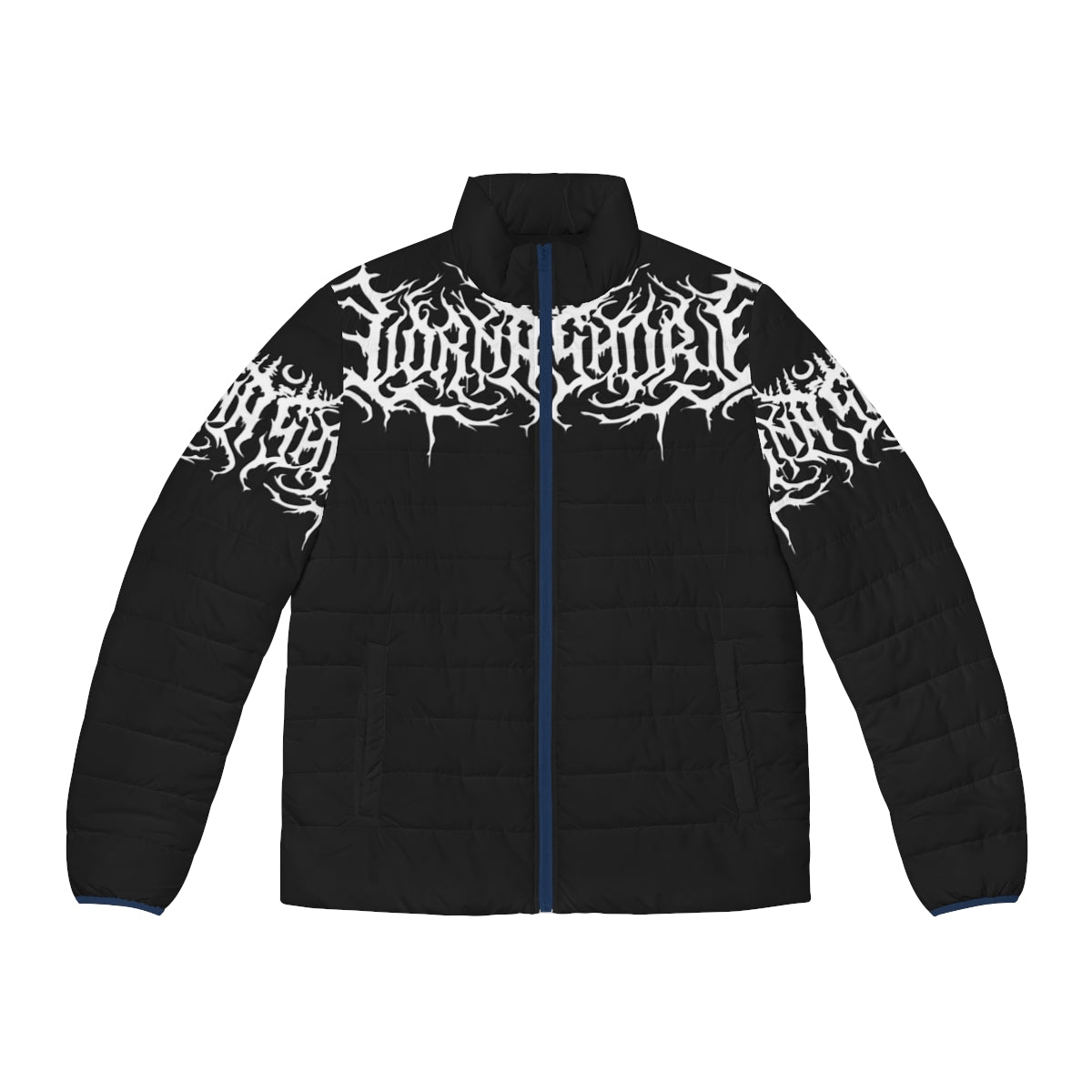 Lorna Shore Puffer Jacket with Logo - Deathcore and Metalcore Fashion