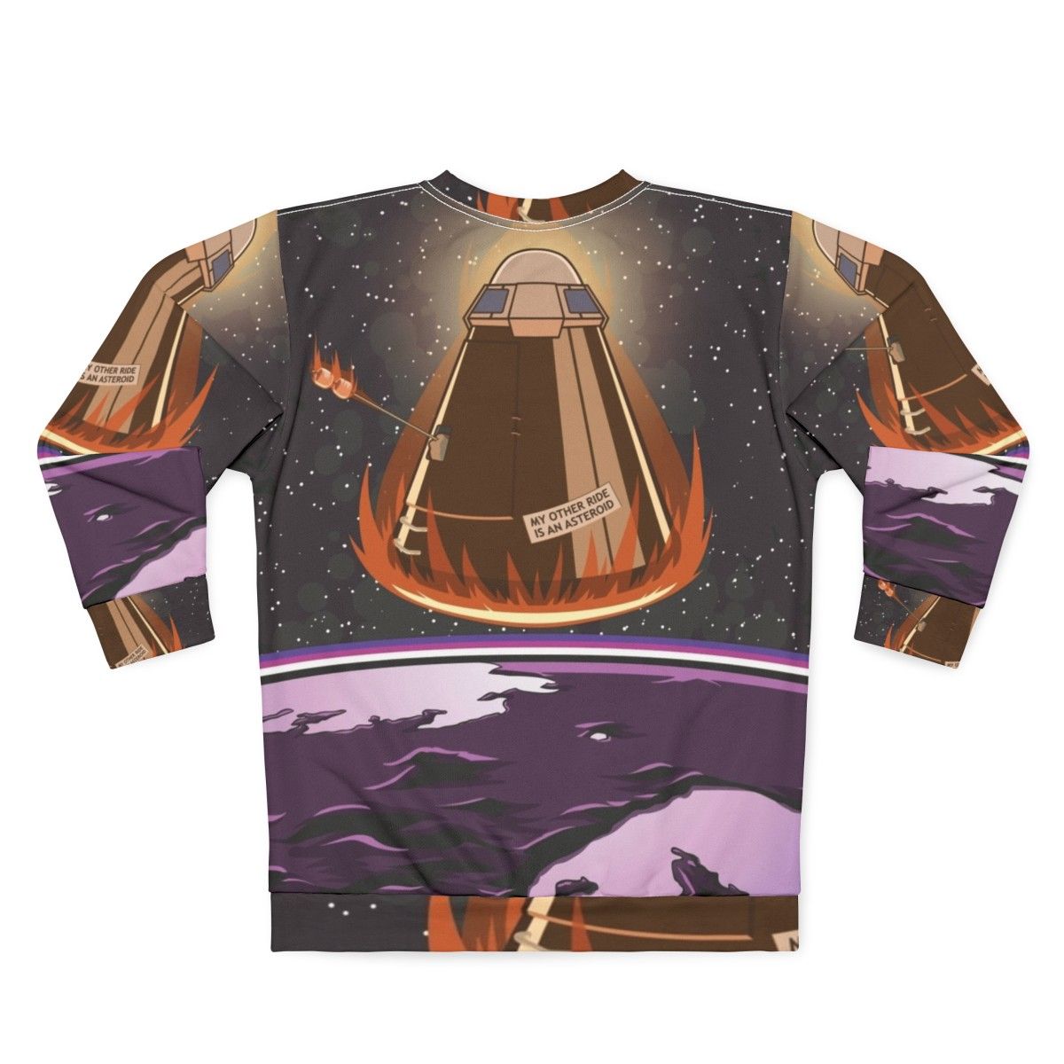 Kamping Wide Sweatshirt - Kerbal Space Program Fan Apparel - Back