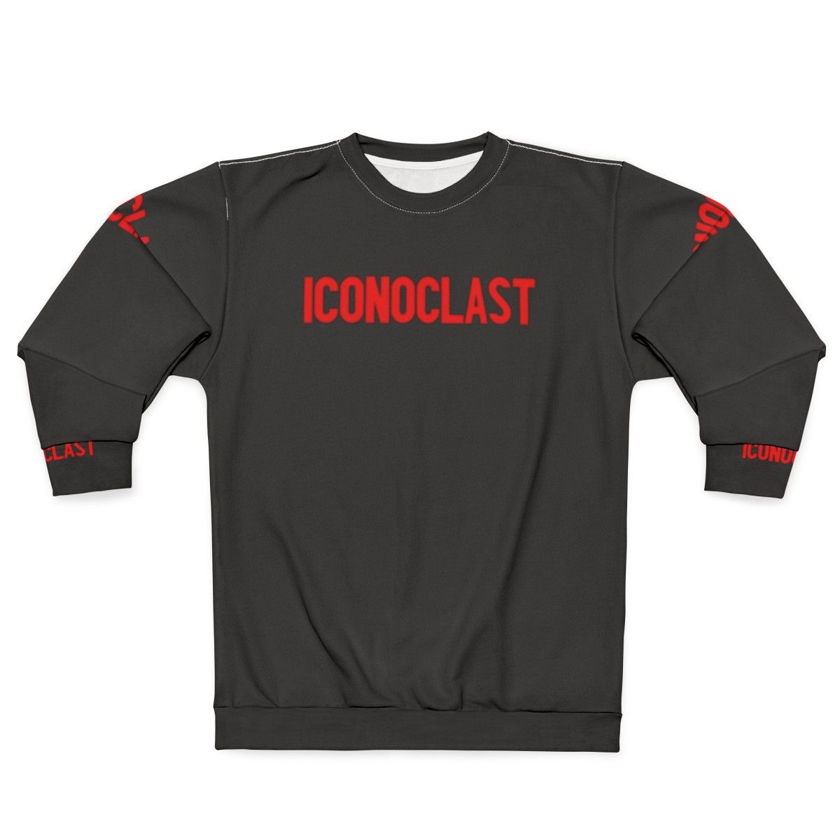 Iconoclast Sweatshirt, featuring a bold design for the nonconformist