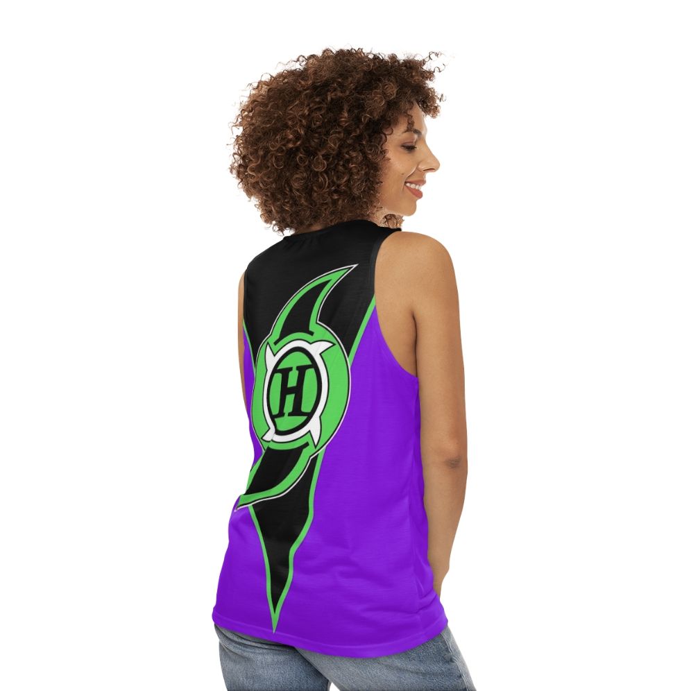 Retro Hurricane Unisex Tank Top - women back