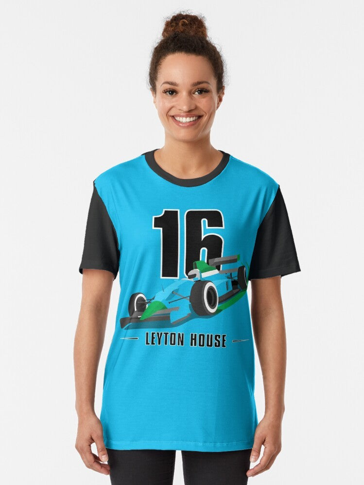 Leyton House CG901 Formula 1 Racing Car Graphic T-Shirt - Women