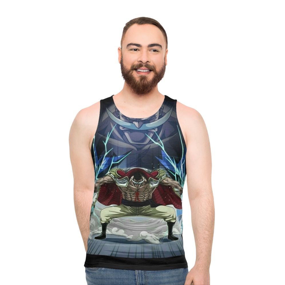 Shirohige Unisex White Pirate Tank Top - men