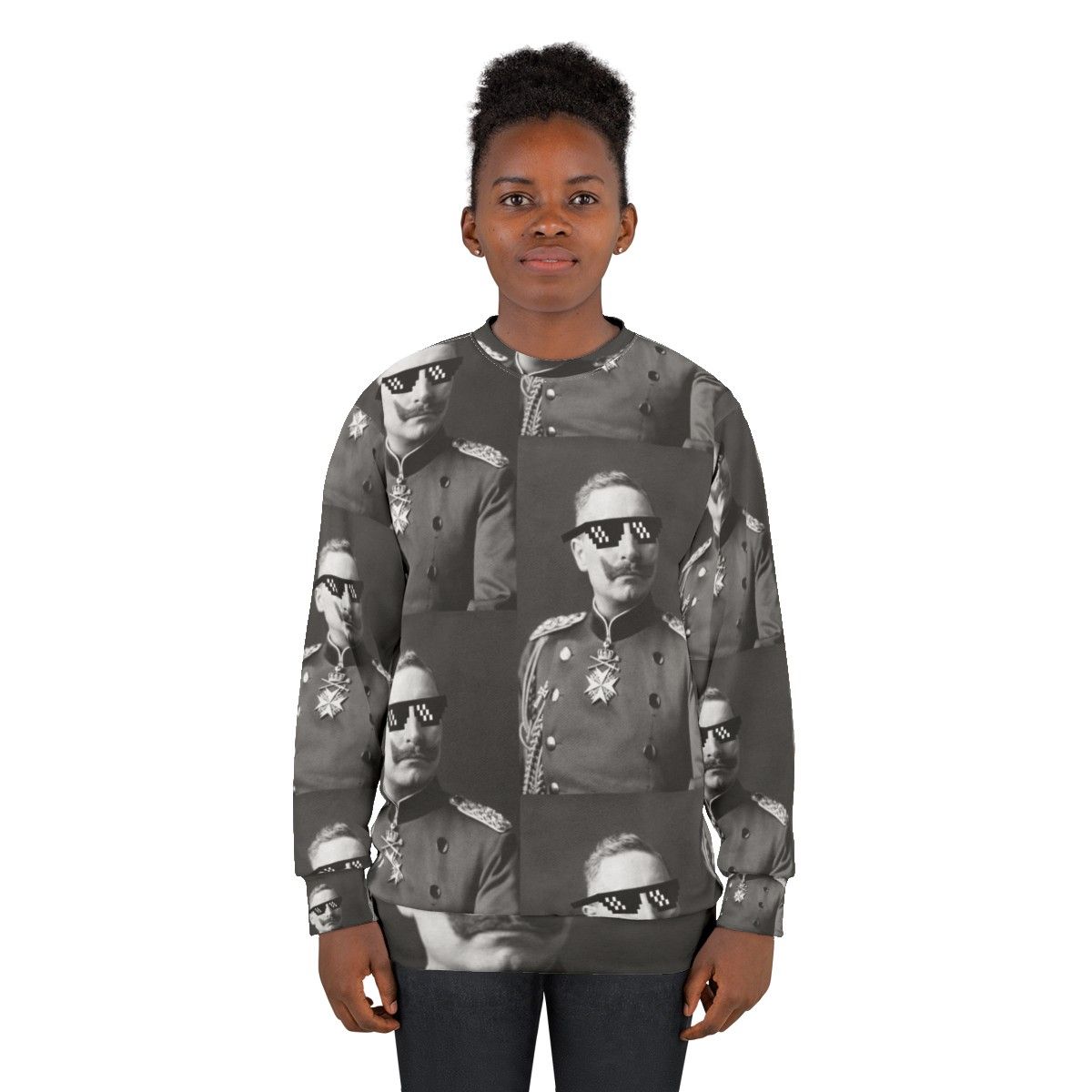 Deal With It Kaiser Wilhelm II Sweatshirt - women