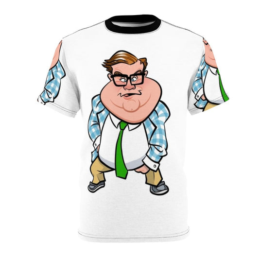 Graphic of Chris Farley as the iconic "Matt Foley" motivational speaker character from Saturday Night Live