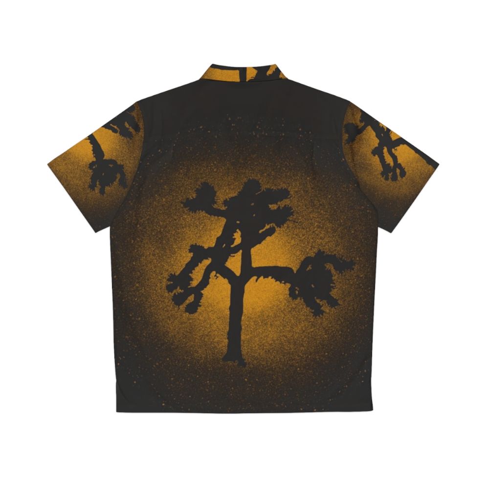 30th anniversary U2 Joshua Tree gold Hawaiian shirt - Back