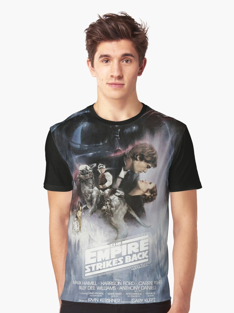 The Empire Strikes Back Movie Poster Graphic T-Shirt - Men