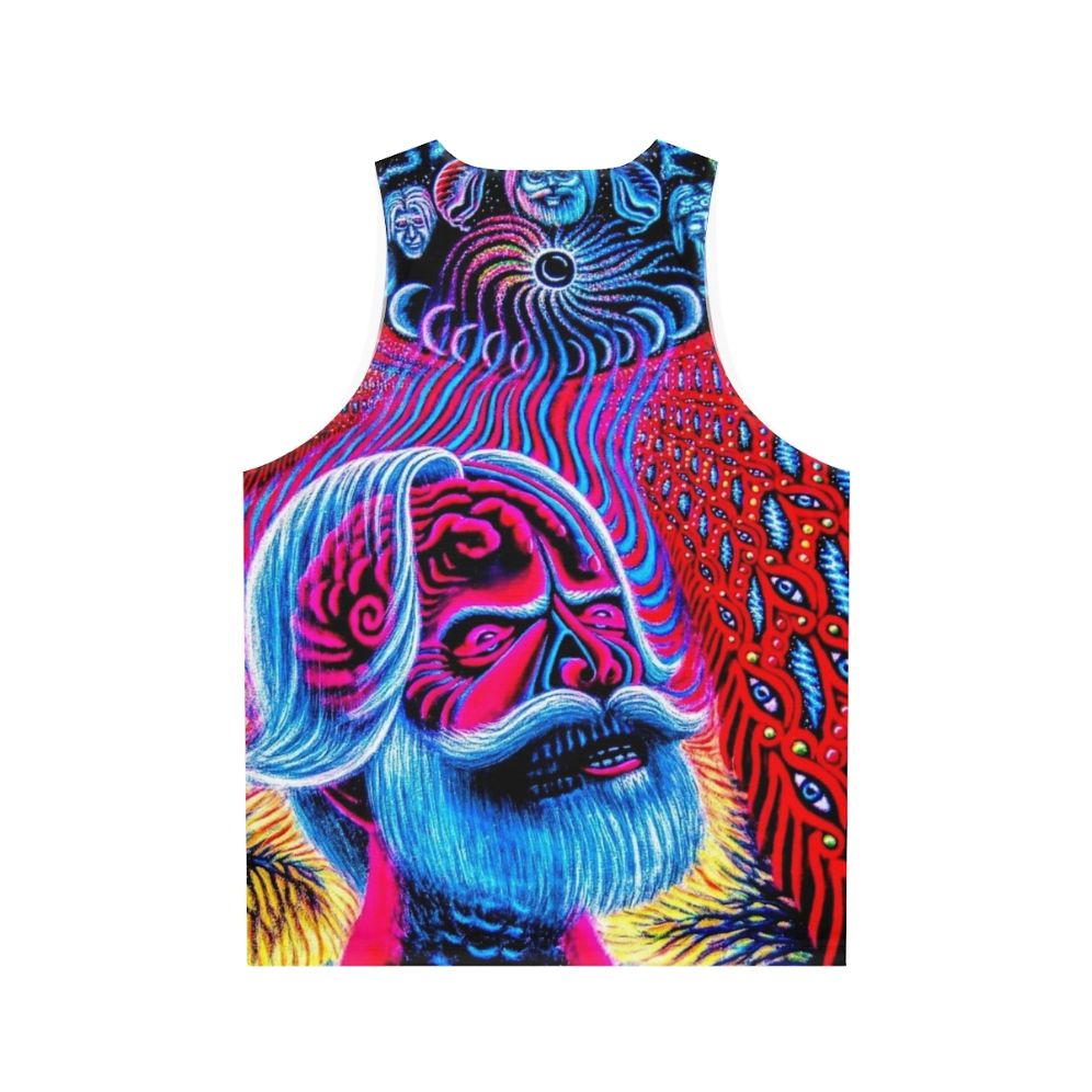 Psychedelic Rock Unisex Tank Top - Back