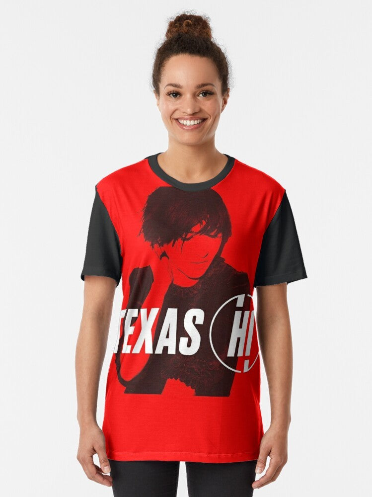 Texas Graphic T-Shirt featuring a bold and stylish design for alternative fashion enthusiasts - Women