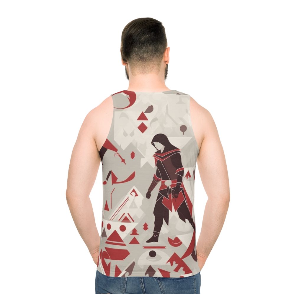 Assassins Creed Unisex Tank Top - men back