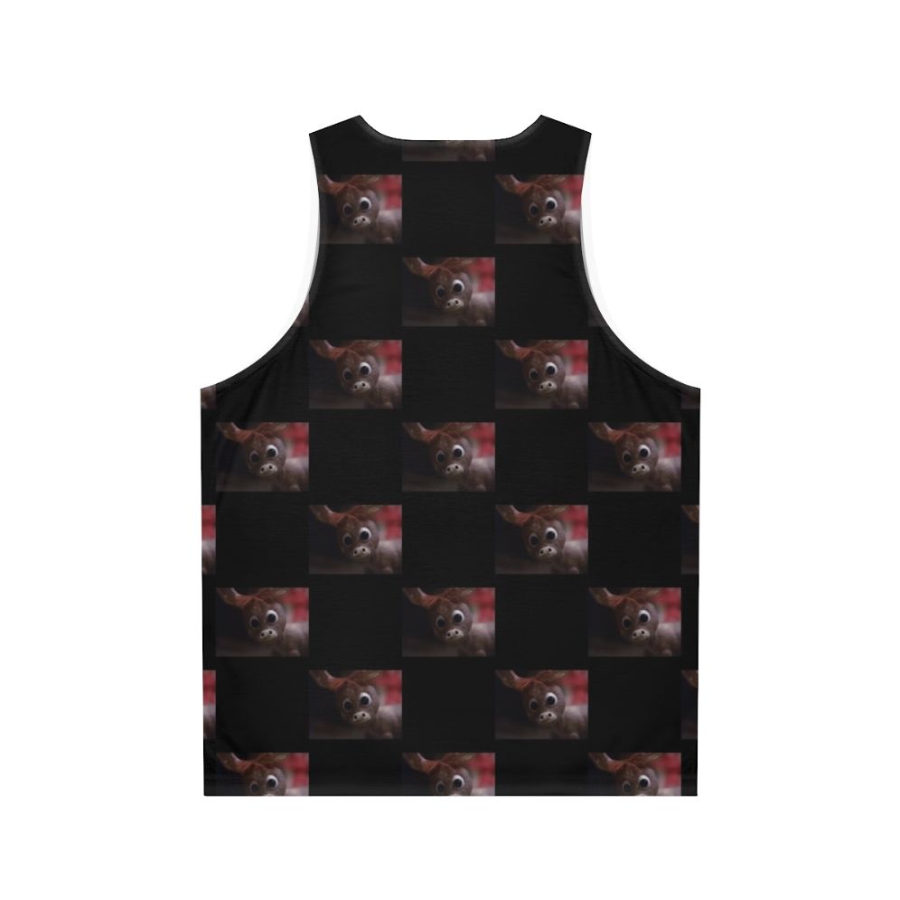 Nestor the Long Earred Donkey Unisex Christmas Tank Top - Back