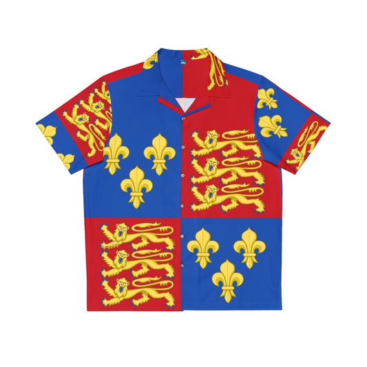 Henry V English Royal Arms Hawaiian Shirt