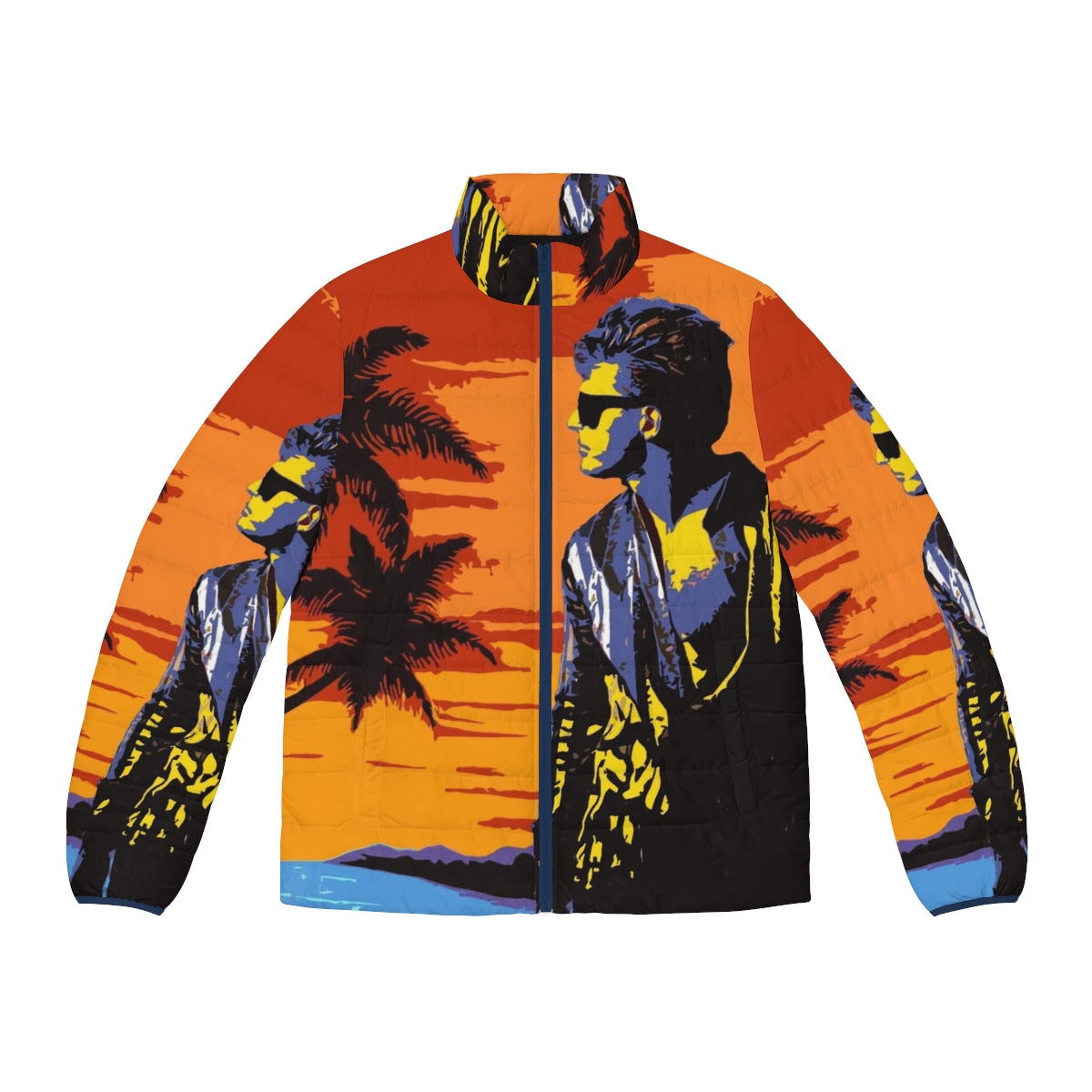 Luis Miguel Beach Puffer Jacket - Stylish outerwear for the Mexican music legend