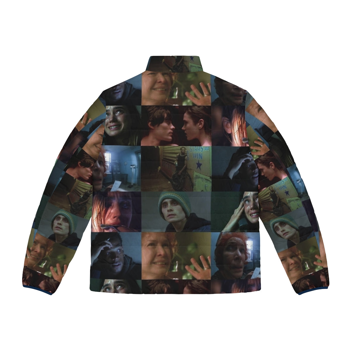 Puffer jacket inspired by the cult classic film "Requiem for a Dream" - Back