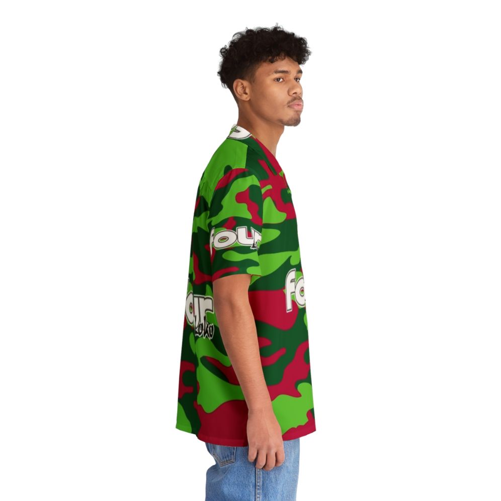 Watermelon Camo 4Loko Hawaiian Shirt - People Pight