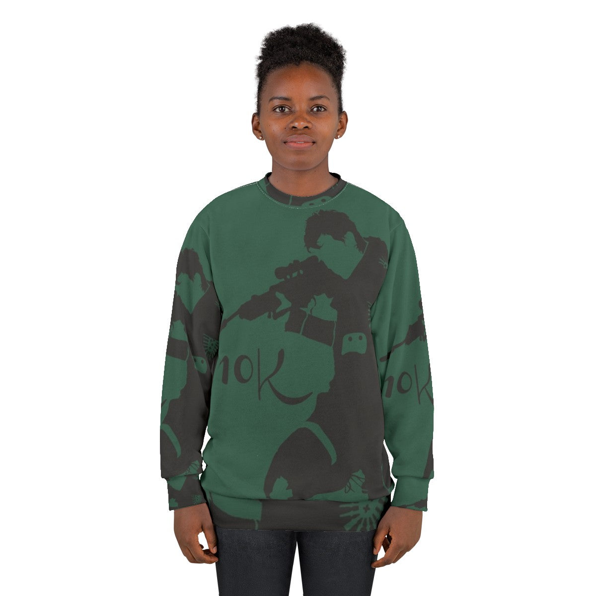 Z Nation 10K Sweatshirt with Zombie Silhouette - women