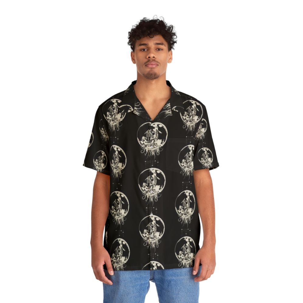 Sleep Token's Shining Moon Hawaiian Shirt - People Front