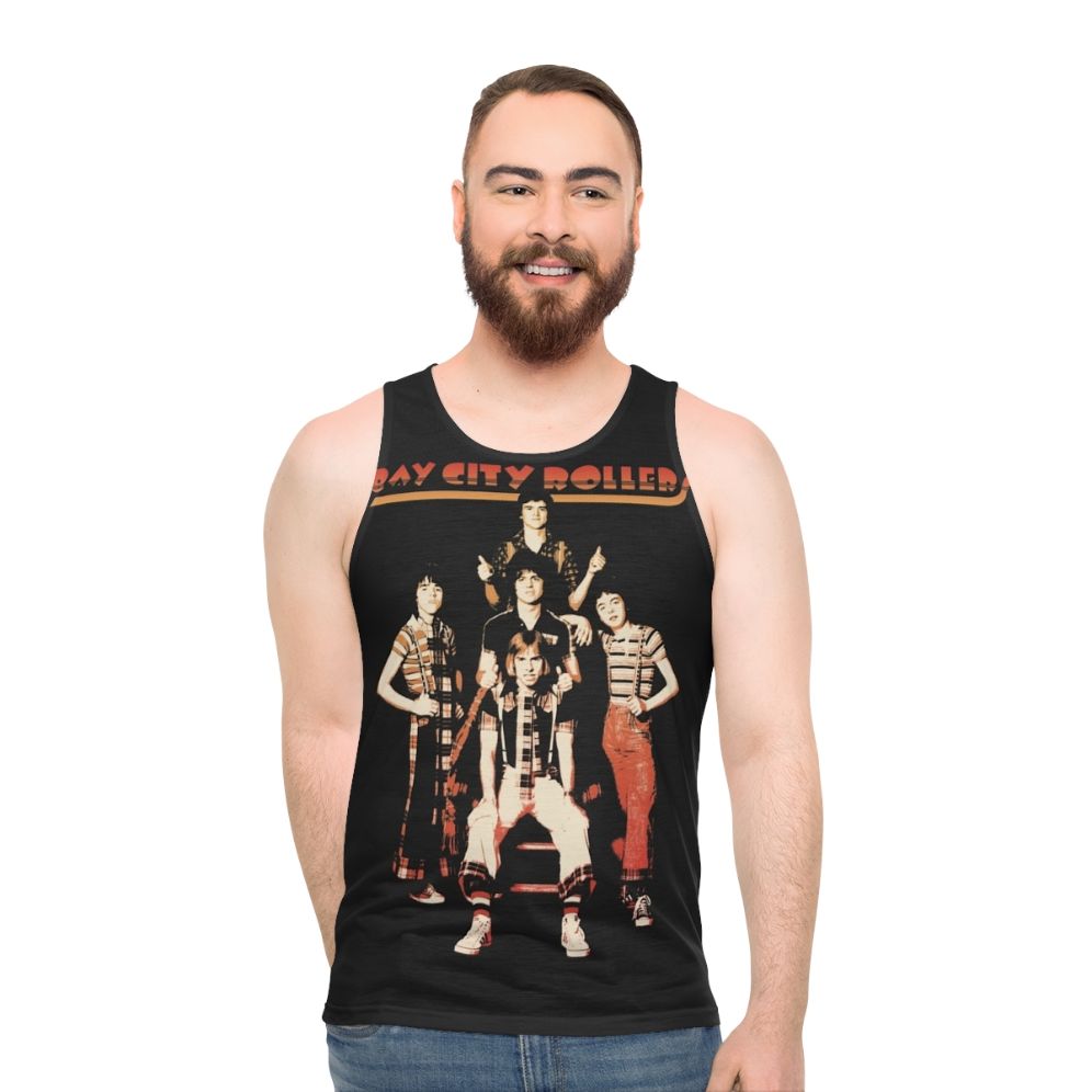 Retro Bay City Rollers Unisex Tank Top - men