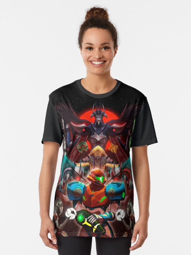 Metroid Dread Samus Aran Video Game Graphic T-Shirt - Women