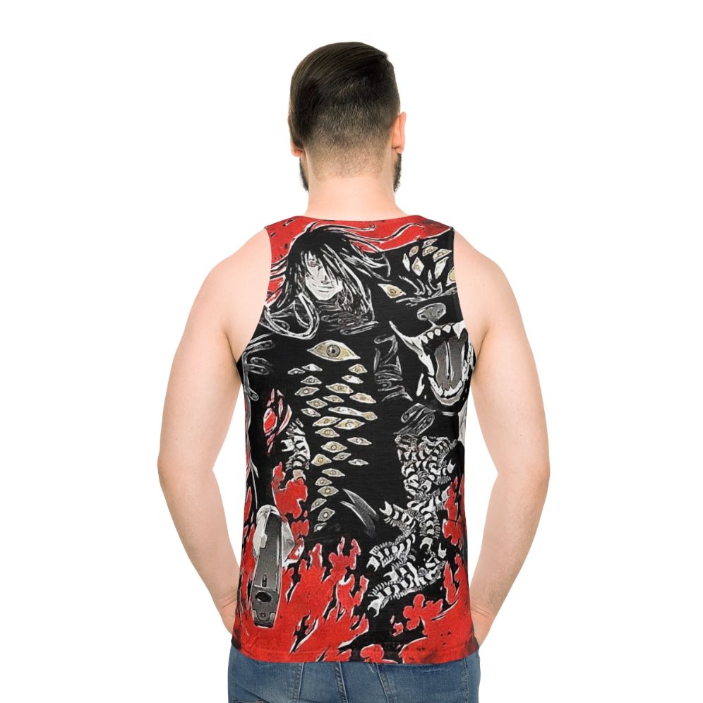 Hellsing Alucard Unisex Anime Tank Top - men back