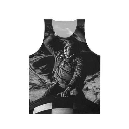 Bomb Rider Unisex Tank Top featuring a vintage movie-inspired design