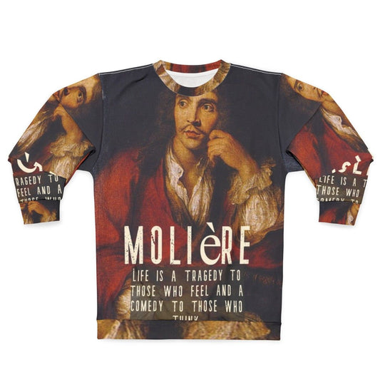 Molière Tragicomedy Quotes Baroque Sweatshirt