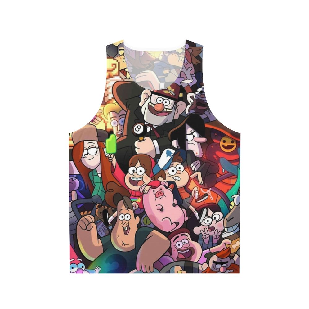 Gravity Falls Characters Unisex Tank Top