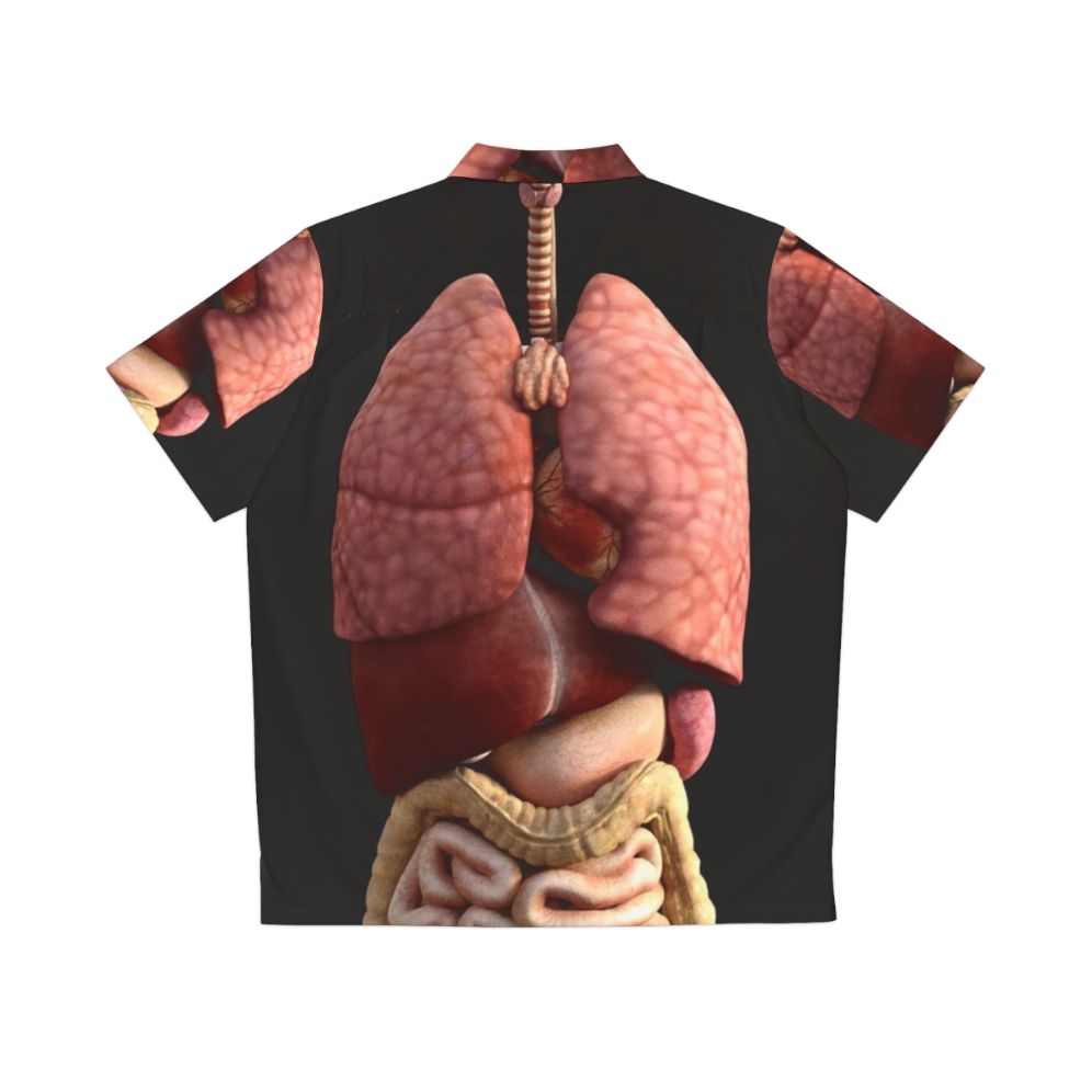 Hilarious Internal Organs Hawaiian Shirt with 3D Anatomy Illustration - Back