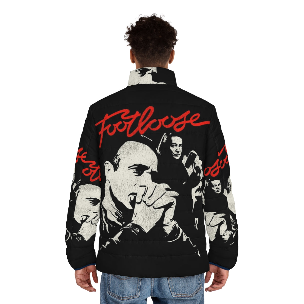 Puffer jacket inspired by the iconic horror movie "Misery" - men back