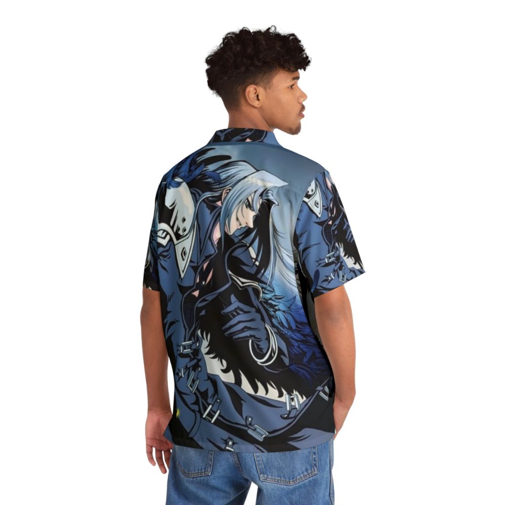 Sephiroth Inspired Hawaiian Shirt - People Back