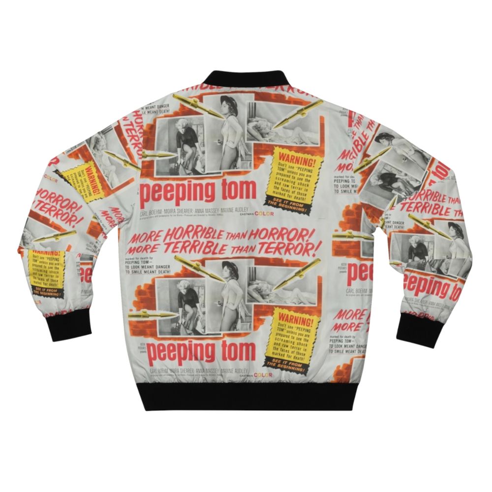 Peeping Tom (1960) vintage-inspired bomber jacket - Back