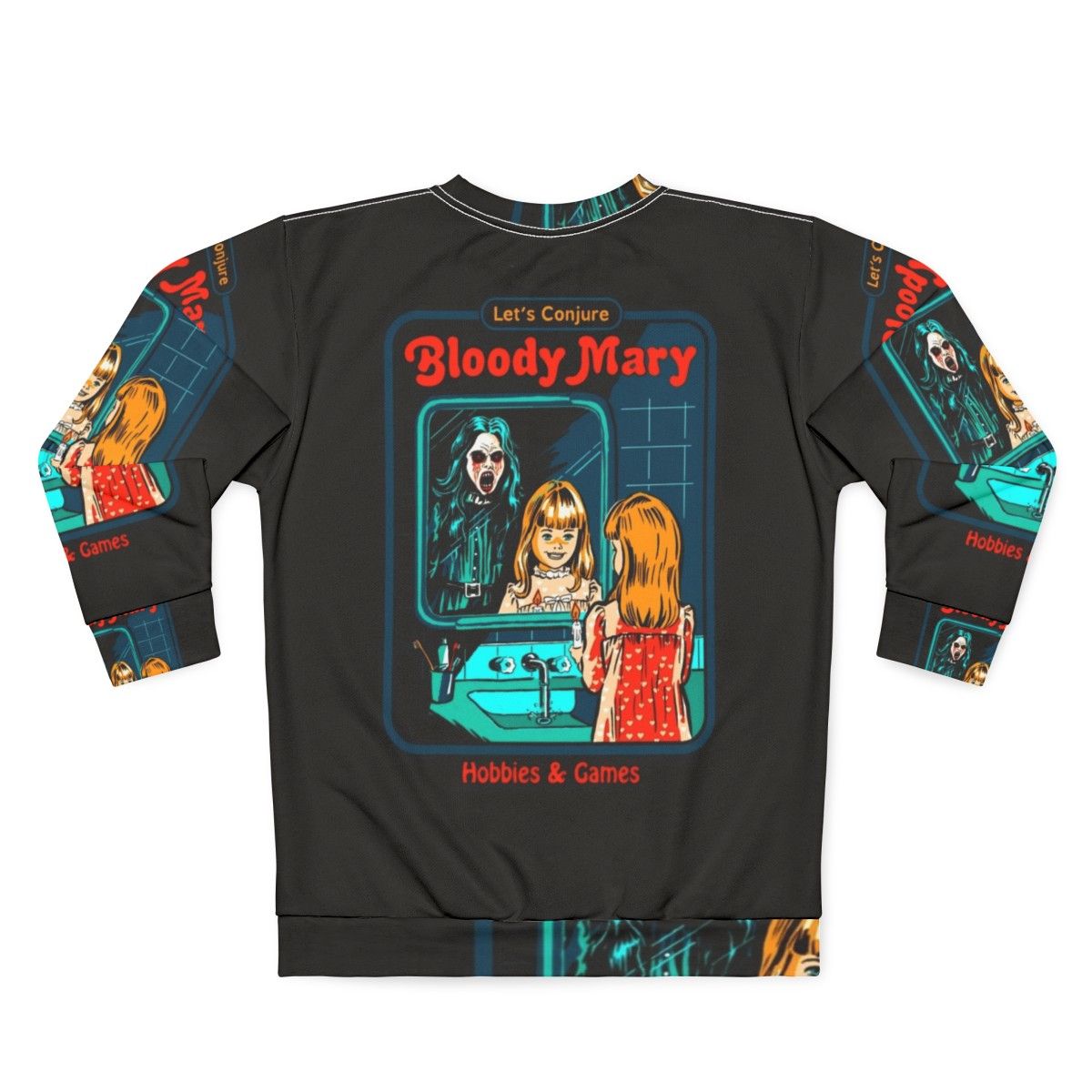 Bloody Mary horror sweatshirt - Back