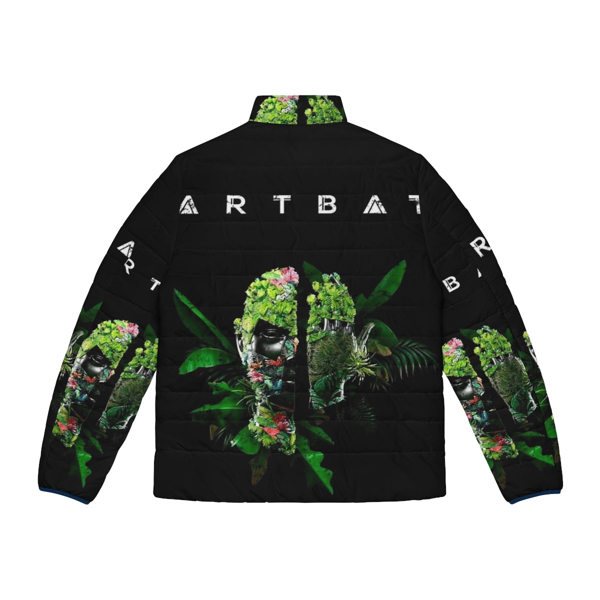 Artbat Puffer Jacket - A stylish and warm winter outerwear designed for music fans - Back