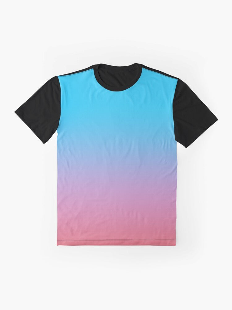 Chris Martin Music of the Spheres gradient design graphic t-shirt - Flat lay