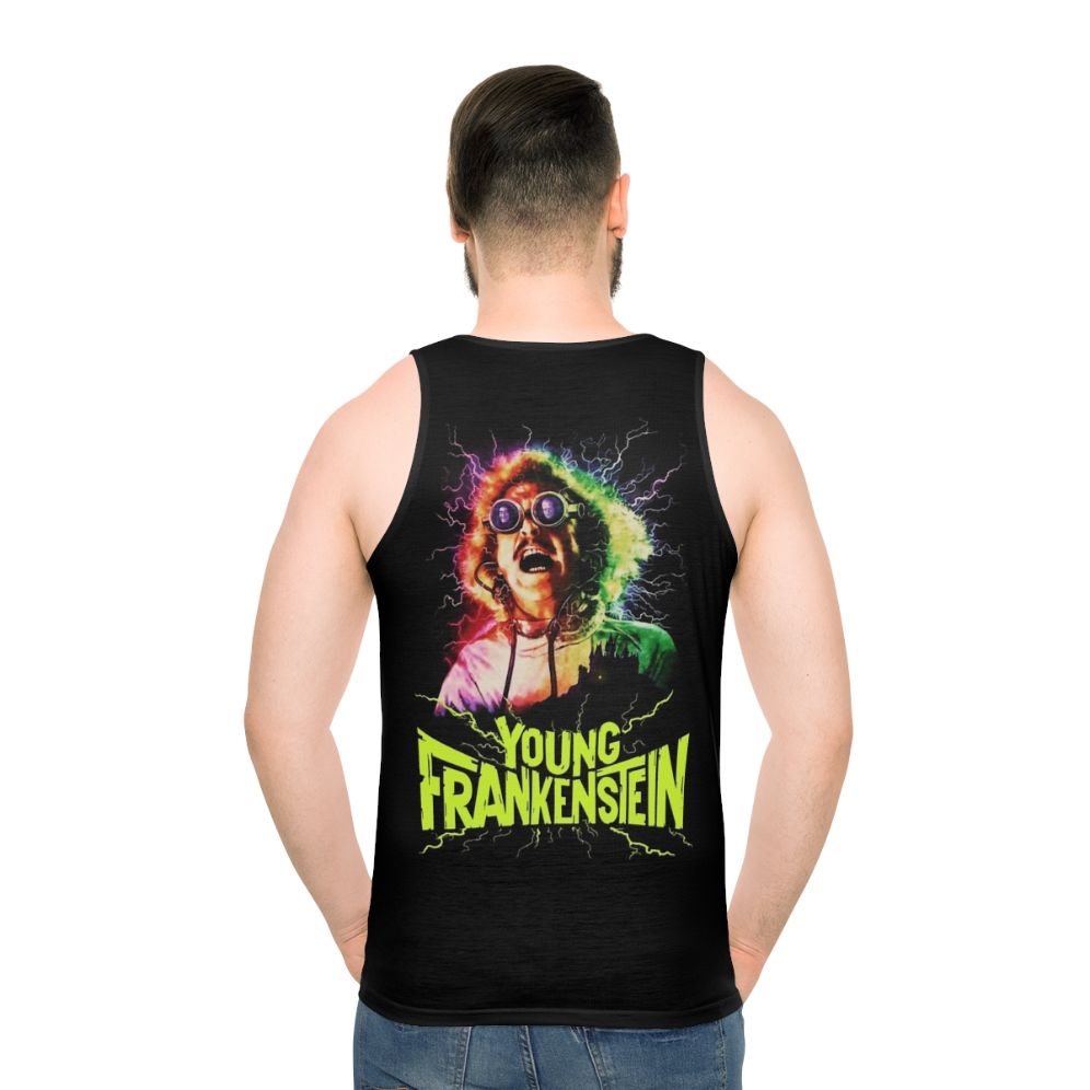 Young Frankenstein unisex tank top featuring Gene Wilder - men back