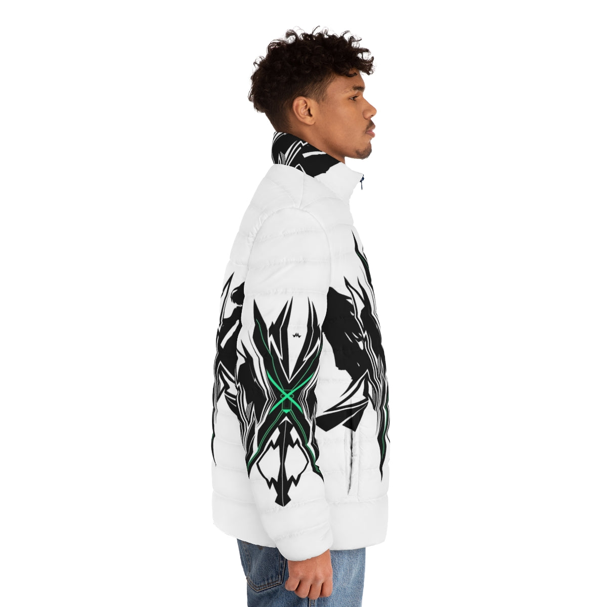 Xenoblade Chronicles 2 Pneuma Puffer Jacket - men side right