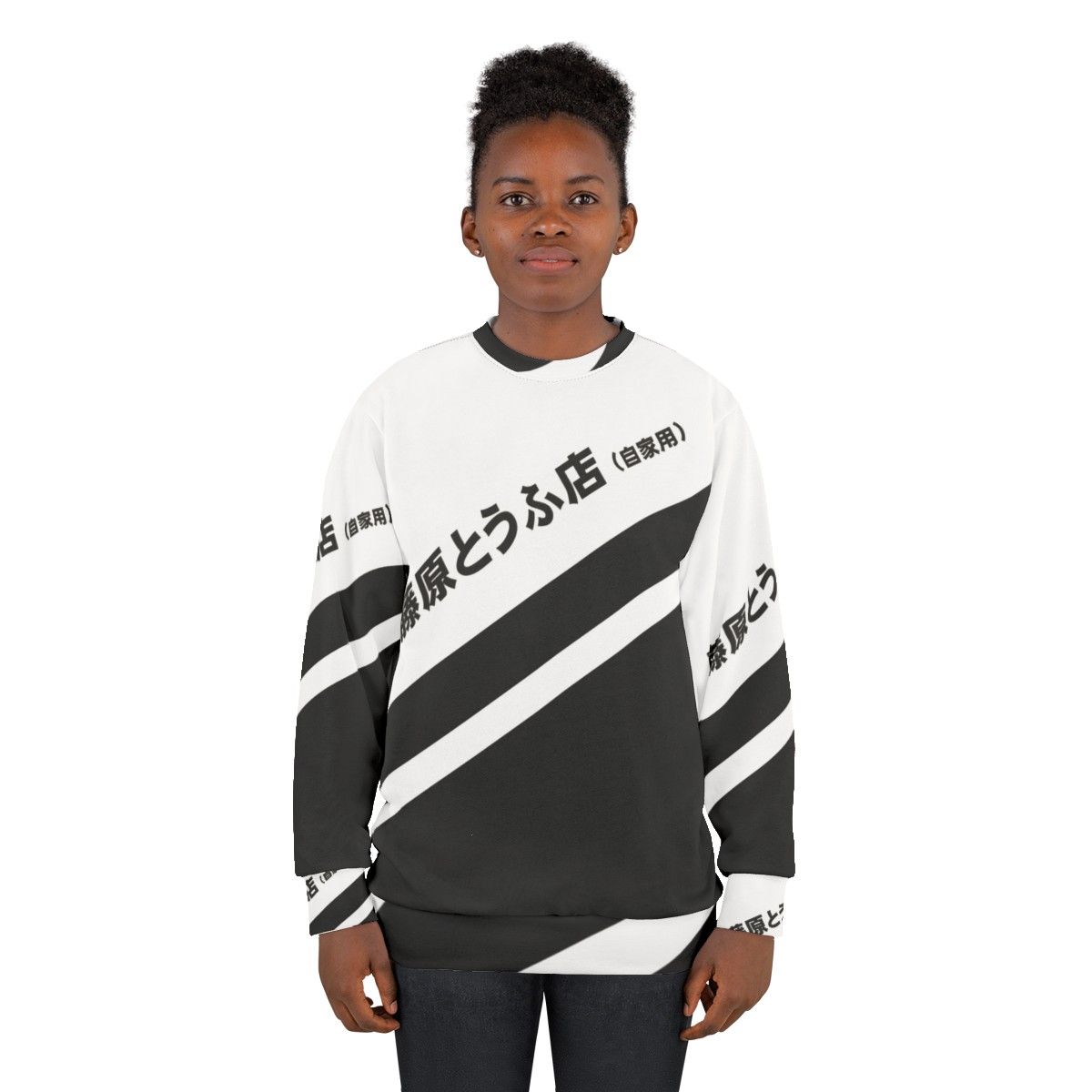 Initial D AE86 Tofu Delivery Retro Anime Sweatshirt - women