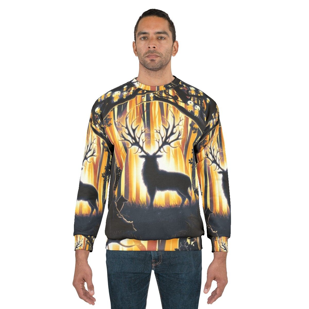 Deer God Master of the Forest Sweatshirt - men