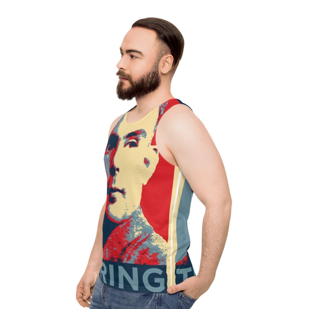 Alan Turing Unisex Tank Top - men side